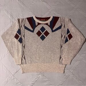 Vintage Oakton Limited Geometric Sweater (M)